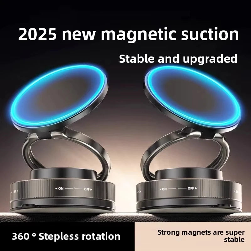 Vacuum Magnetic Phone Holder Stand Magsafe Suction Cup Qme