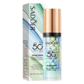 Face Makeup Primer Tri-color Cream Contour Isolation Waterproof Qme B