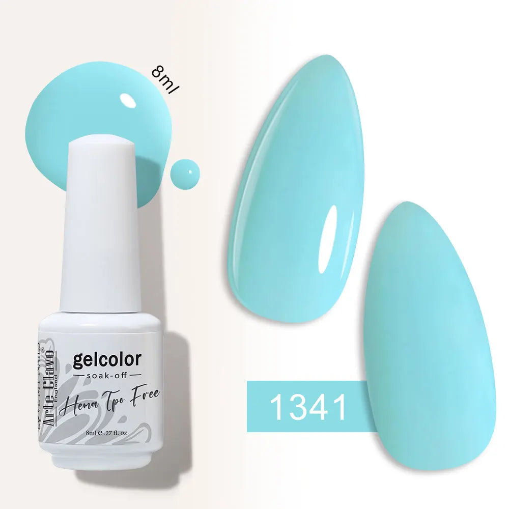 Arte Clavo Semi-permanent Gel Nail Varnish 180 Colors Semipermanent