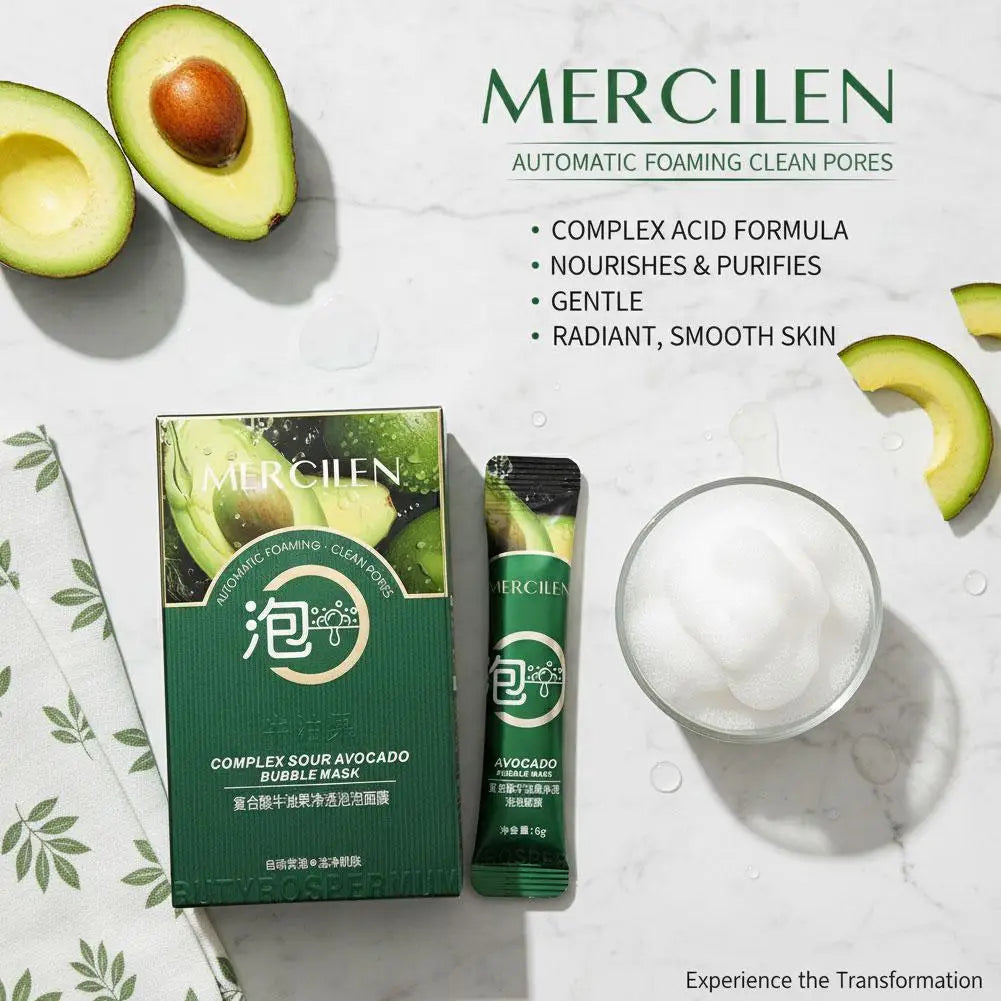 10pcs Mercilen Sea Grape Peeling Facial Masks Anti Wrinkle Moisturizing Hydrating Anti-Aging Peel-Off Face Mask Tearing Masks Qme