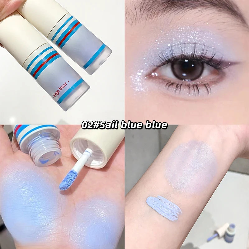 Gege Bear Sparkling Diamond Liquid Eyeshadow Versatile Highlighter No Qme GX1222-2