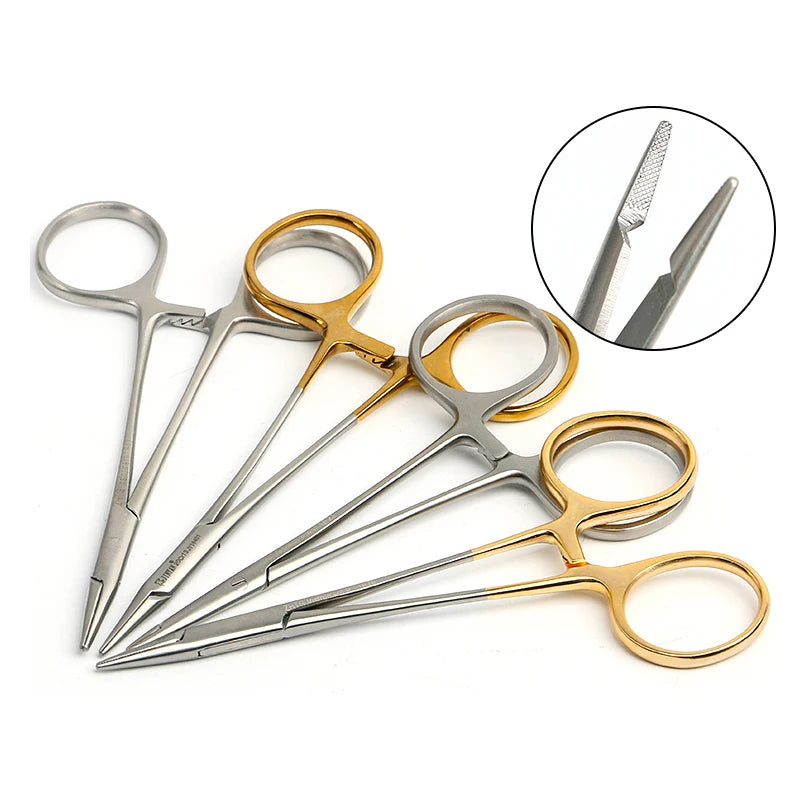 Tiangong Gold Handle Needle Holder Scissor Aesthetic Plastic Surgery Qme