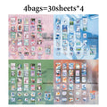 Rich Elements Memory Scrapbook Kit, Nostalgic Healing Craft Supplies, Must-Have for DIY Lovers & Ideal Gift Qme 4 bags