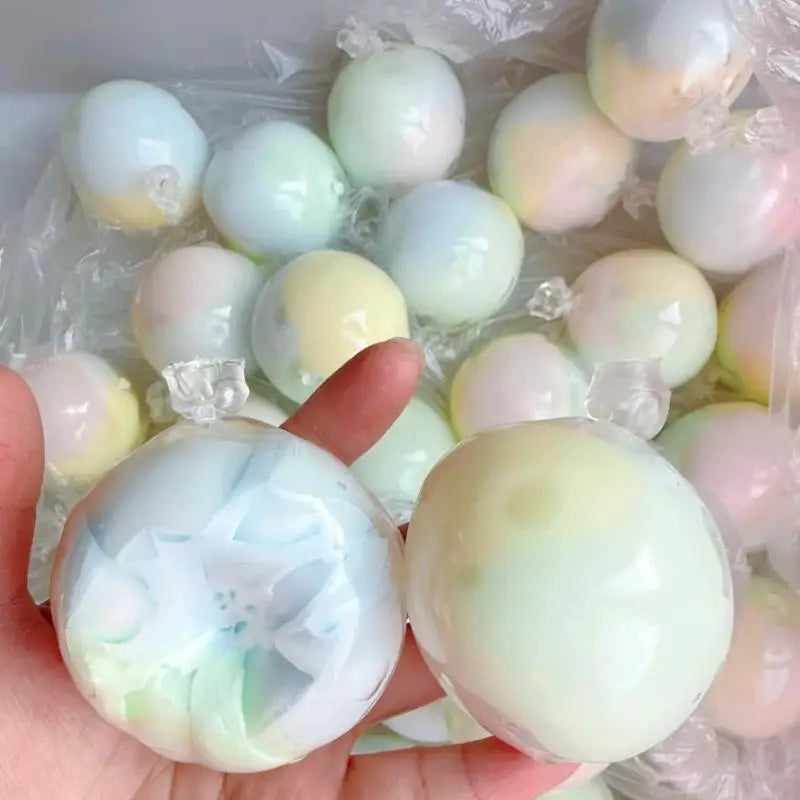 Cracking Wax Ball Soft Decompression Toys Cantaloupe Chocolate Qme