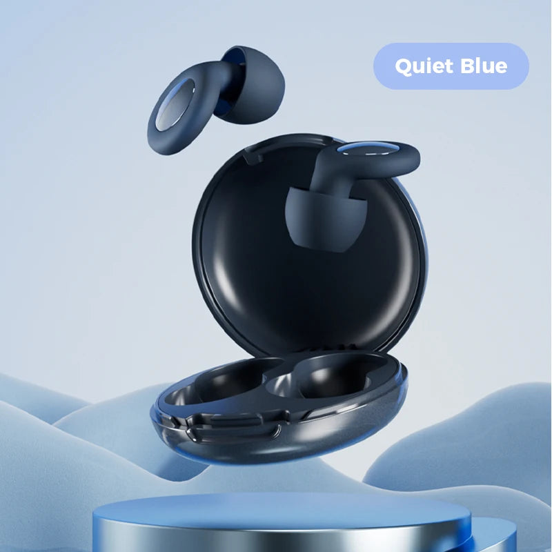 Silicone Earplugs Sleep Noise Cancel Reduction-soundproof Reduce Qme Blue