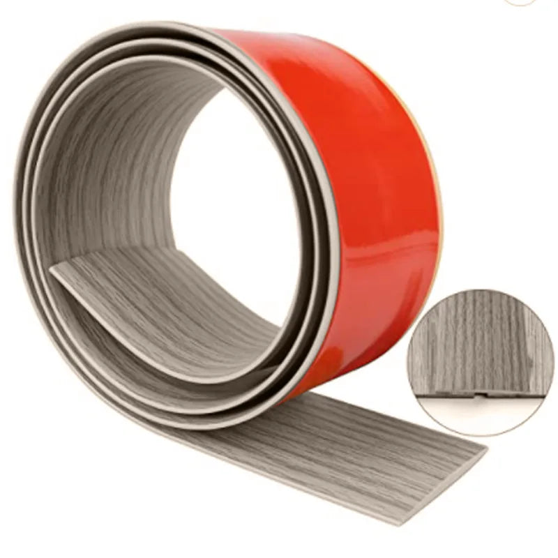 1M Self Adhesive Wood Like PVC Floor Transition Strip Anti Slip Qme