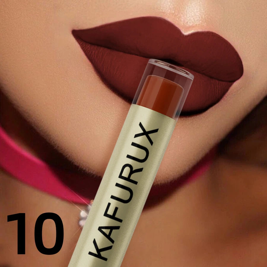 20 Colors Dark Brown Nude Liquid Lipsticks Waterproof Velvet Matte Qme 10