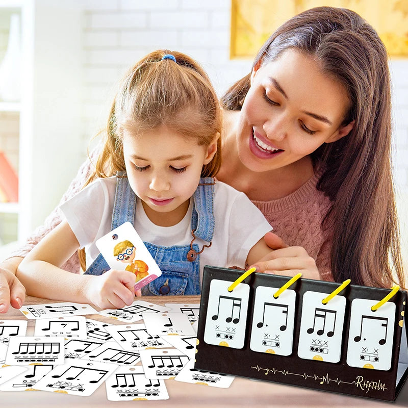 Music Enlightenment Learning Cards Note Instrument Rhythm Cognition Qme