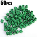 Green Air Conditioning 100/50pcs 1/4'' Charging Hose 1/4'' Valve Gasket Manifold Repair Seal Kit Replacement Car Accessories New Qme 50pcs
