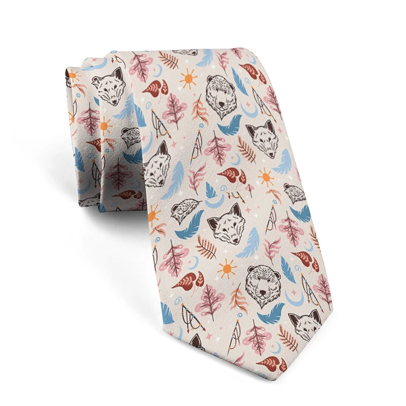 Fashion 3d Printing Men's Tie Trend Design Personalized Wedding Qme style4