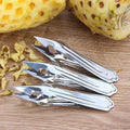 Stainless Steel Pineapple Eye Remover Tip Durable Design Home Kitchen Qme 3pcs Silver
