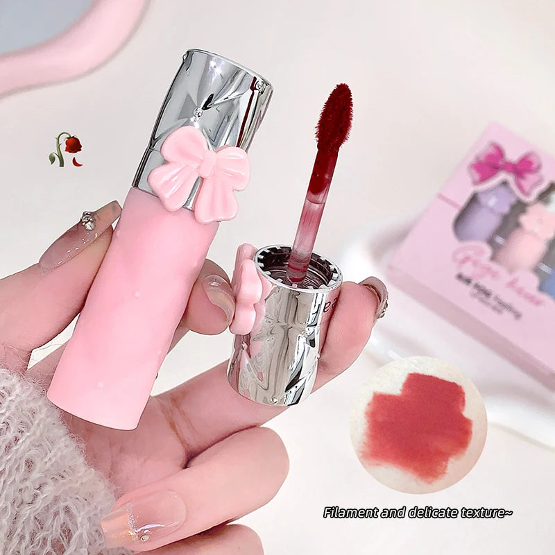 Gege Bear Air Matte Lip Mud Glaze Three Box Qme