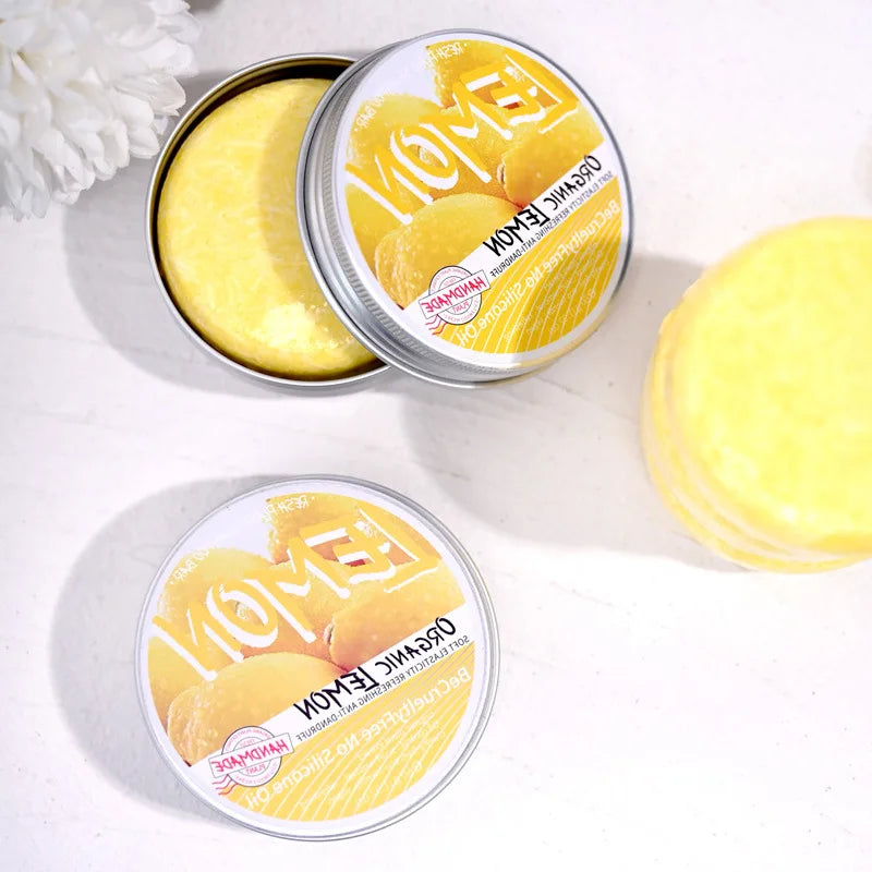 Lemon Plant Shampoo Refreshing Oil Controlling Dandruff Reducing Qme