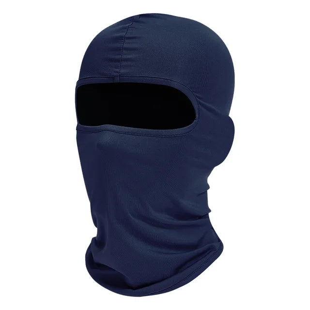 Balaclava Full Face Mask Hiking Cycling Camping Hunting Airsoft Cap Bike Head Cover Summer Men Women Ski Mask Hiking Scarves Qme Dark Blue