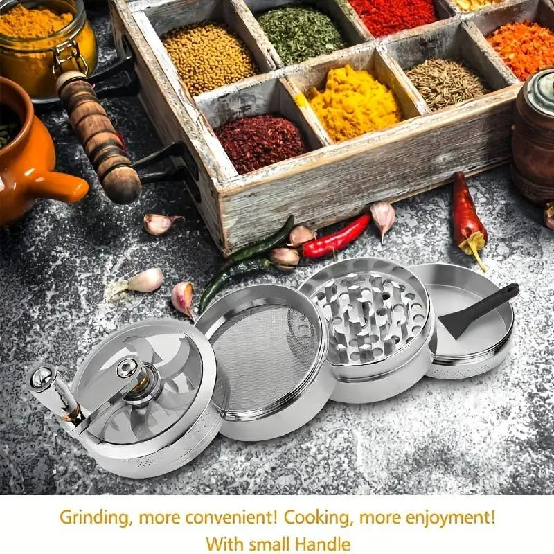 Multifunctional Coffee Nut And Hard Spice Grinder For Nutmeg Ginger Rock Salt And Peppercorn Hand Tools Crushers Kitchen Tools Qme