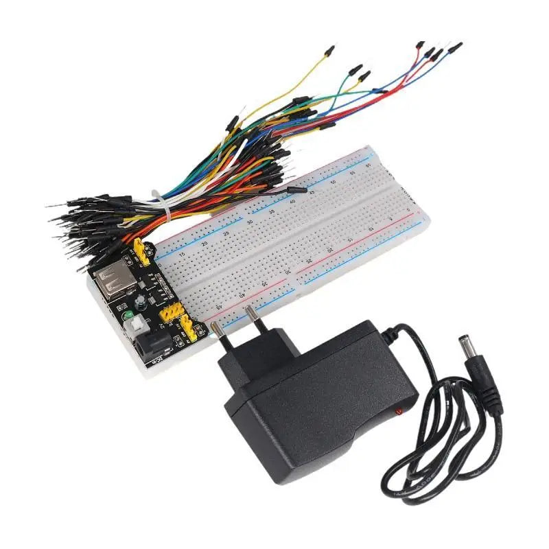 MB-102 Breadboard Jumper Wires Power Module DC Adapter DIY Electronic Qme A1
