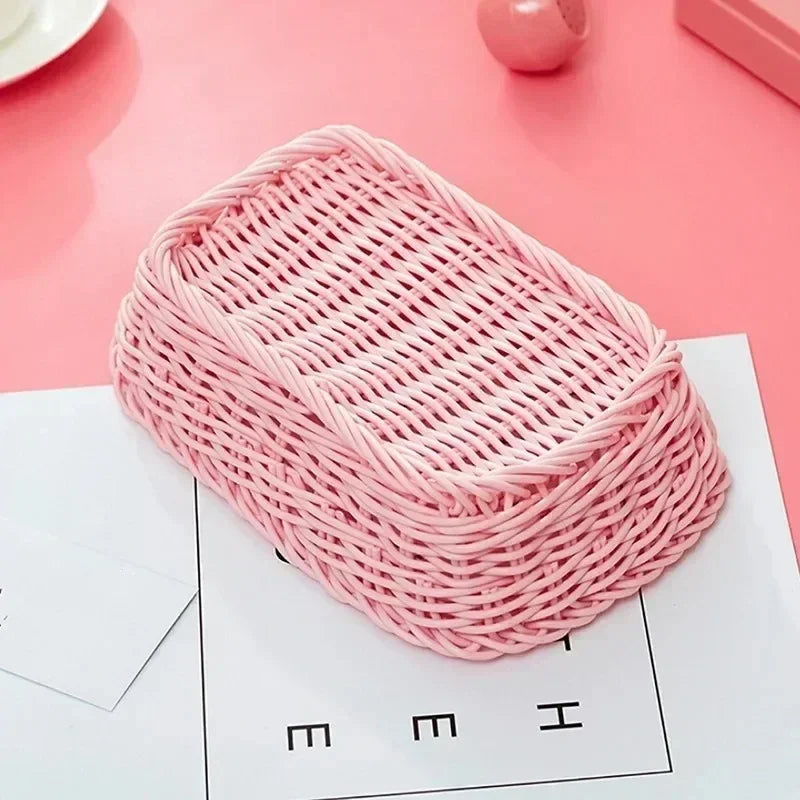 Plastic Storage Box Container Desk Organizers Stationery Cosmetics Toy Basket with Lid Drawer Jewelry Case Kitchen Home Supplies Qme