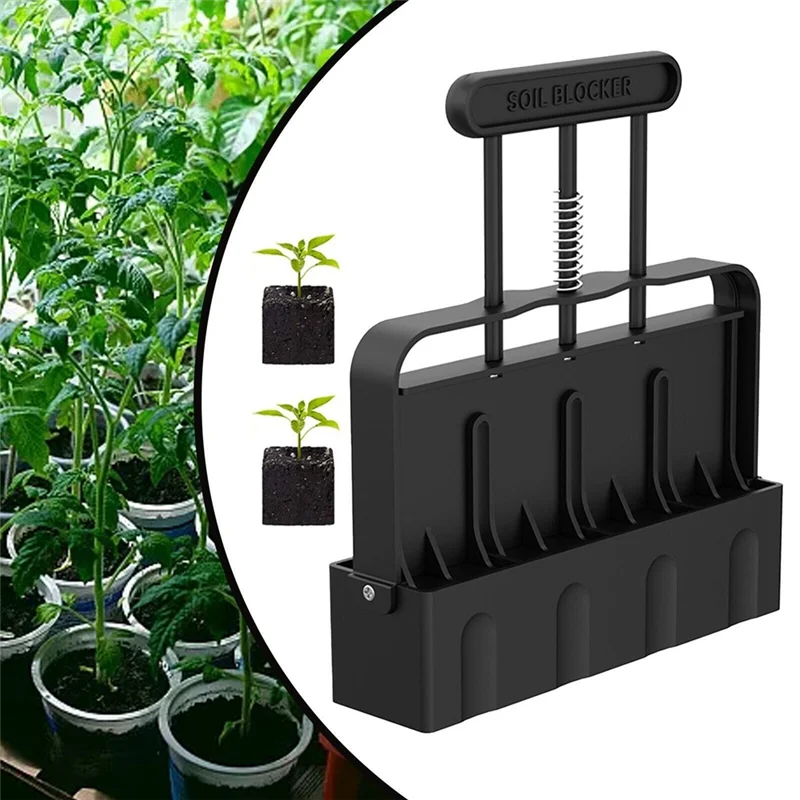 A02F-Soil Blocker Handheld, Soil Blocker For Seed Starting,Manual Soil Block Maker Handheld Seedling Machine,Soil Block Model Qme