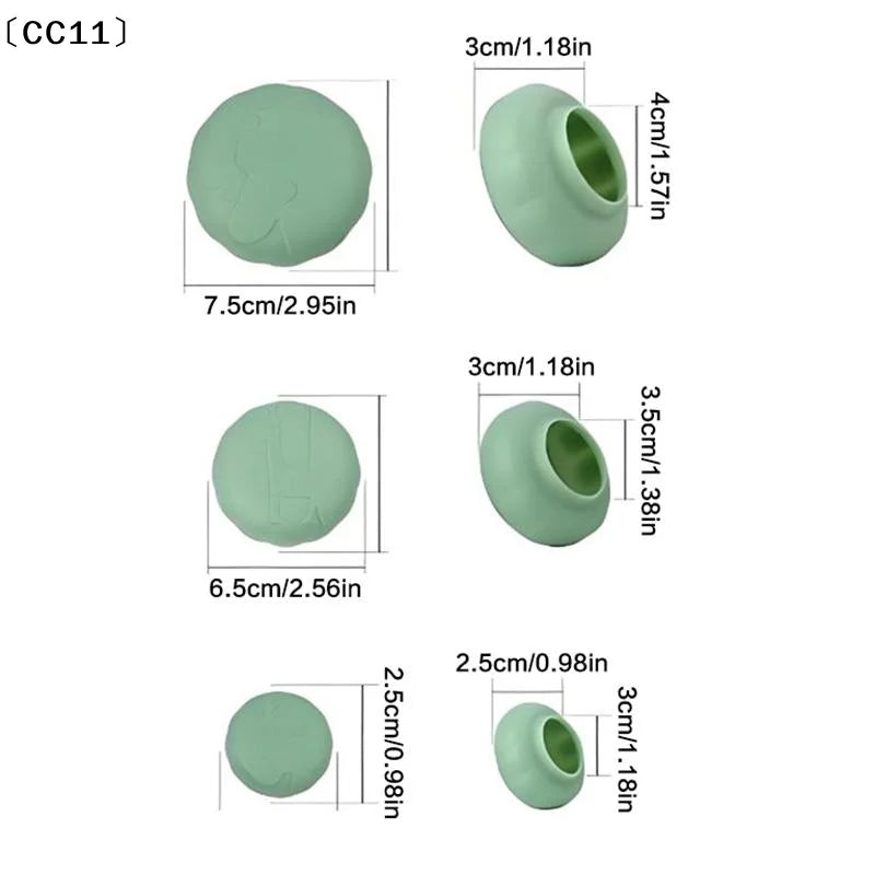 Heat Resistant Pot Pan Lids Hat Cookware Universal Kitchen Silicone Qme