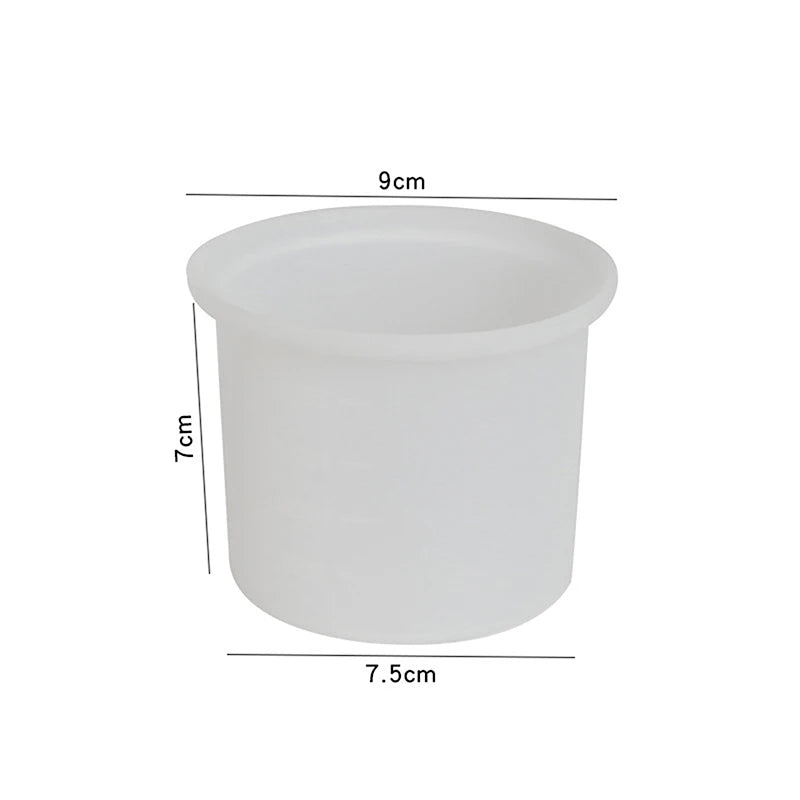 Wax Warmer Replacement Silicone Bowl Heat-resistant Non-stick Qme White