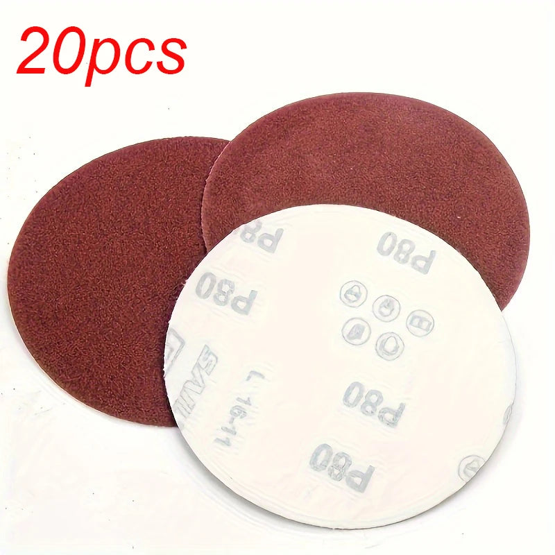 10/20/50pcs 4-inch sandpaper with multiple grit sizes (60-1000), suitable for grinding and polishing, suitable for grinding mach Qme 20pcs 150