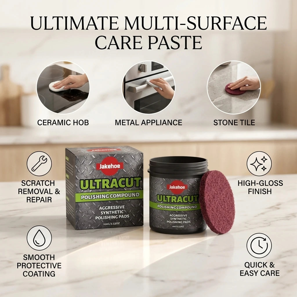 Multi-surface Polishing Cream Removing Scratches & Oxidation Stain Restoring Sleek Glossy Maintenance Metal Surface Repair Cream Qme