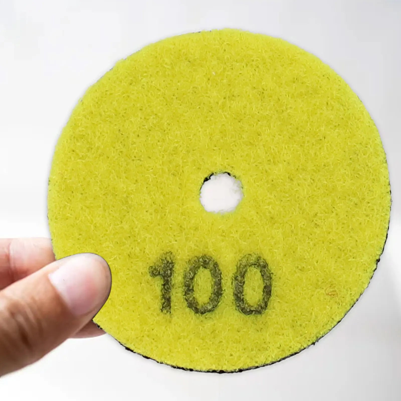 1pc 2 Inch 50mm Emery Dry Polishing Pad Disc For Granite Marble Quartz Glass Stone Sanding Random Color Qme
