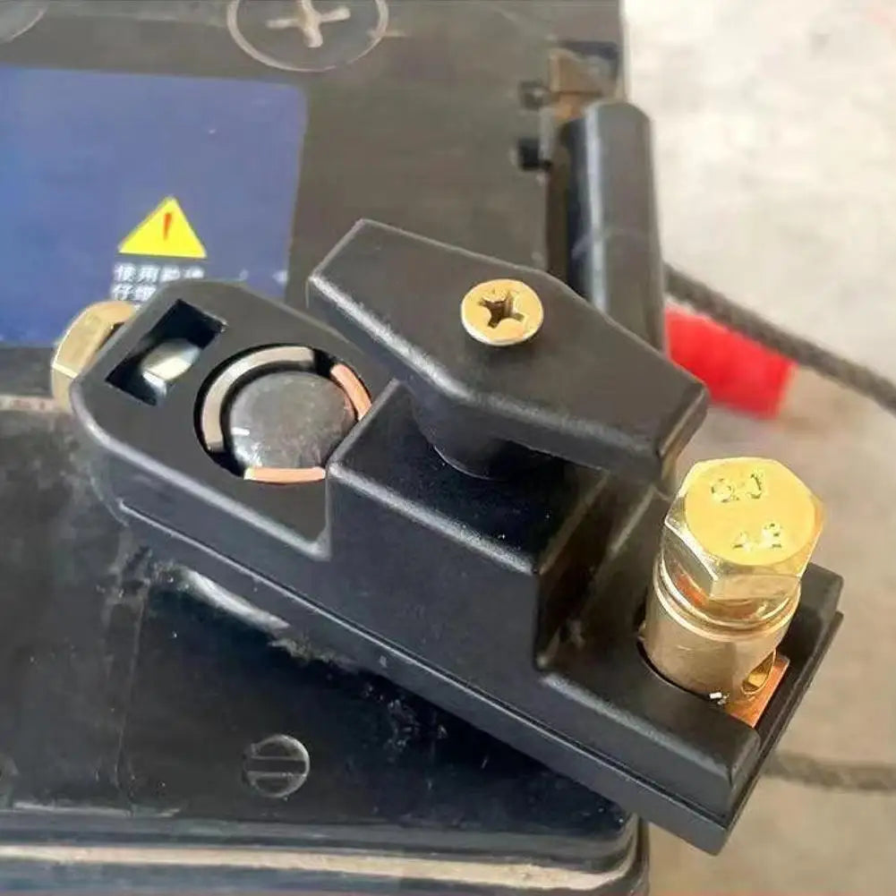Car Battery Disconnect 12V-24V Top Post Disconnect Switches Automotive Replacement Battery Switches Marine Battery Disconnect Qme