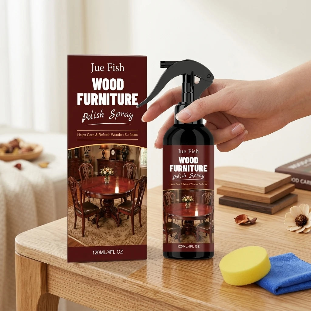 Beeswax Polish Spray Remove Dust Brightening Improve Dull Paint Surface Prevent Drying & Cracking Home Wood Furniture Care Agent Qme