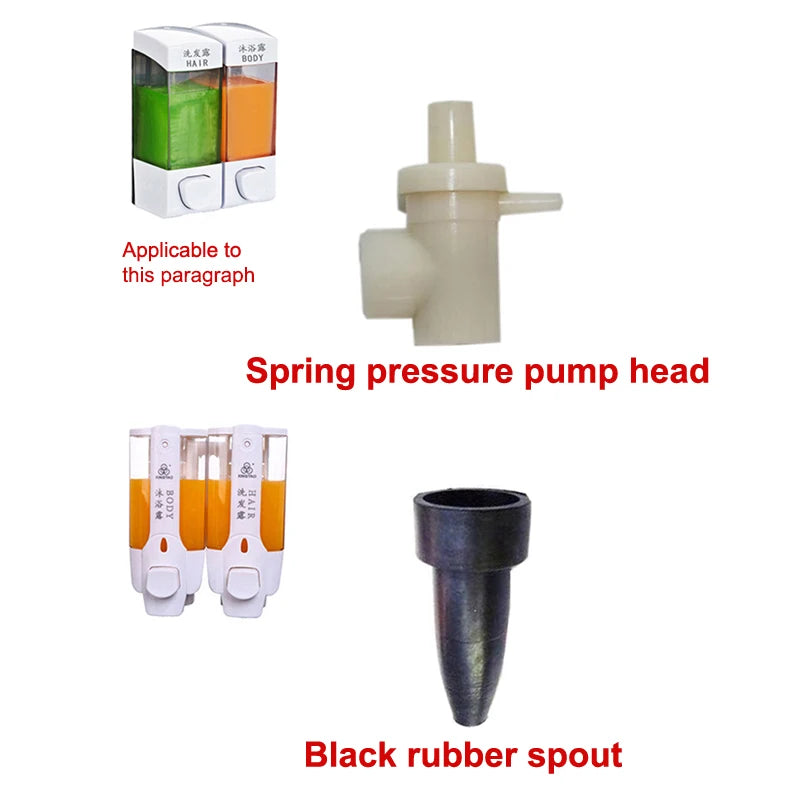 Soap Dispenser Head Convenient Spring Hose Liquid Accessories Rubber Qme