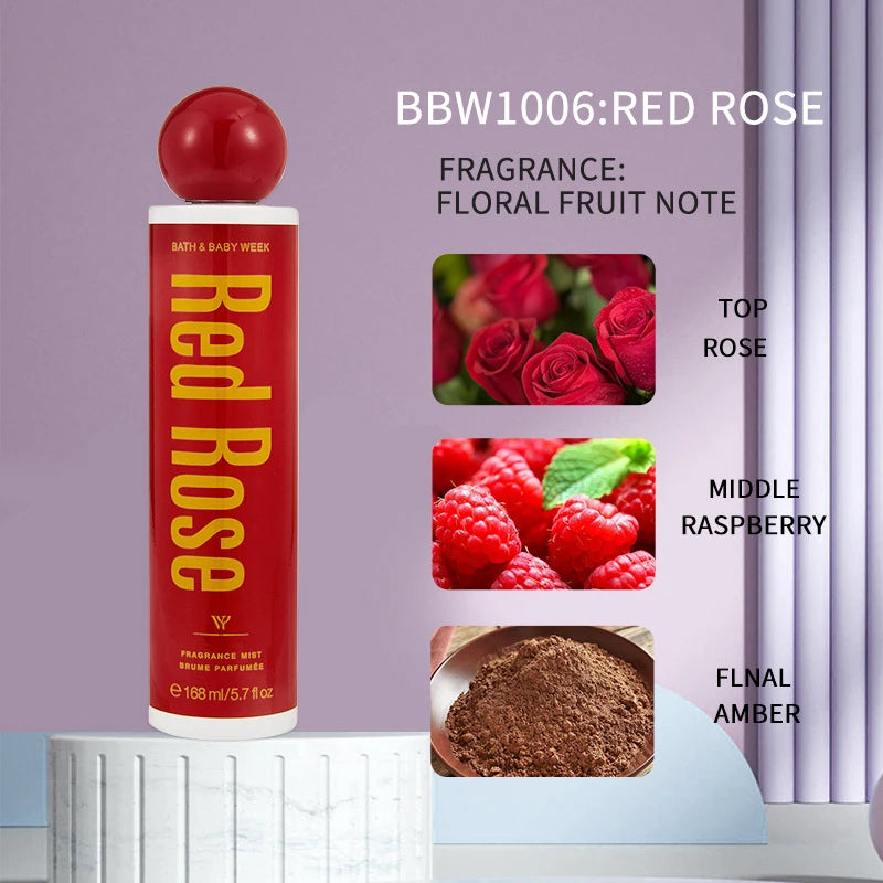 Chocolate Gourmet Perfume Spray Natural Unisex Creamy Cherry Scent Qme Red Rose 168ml