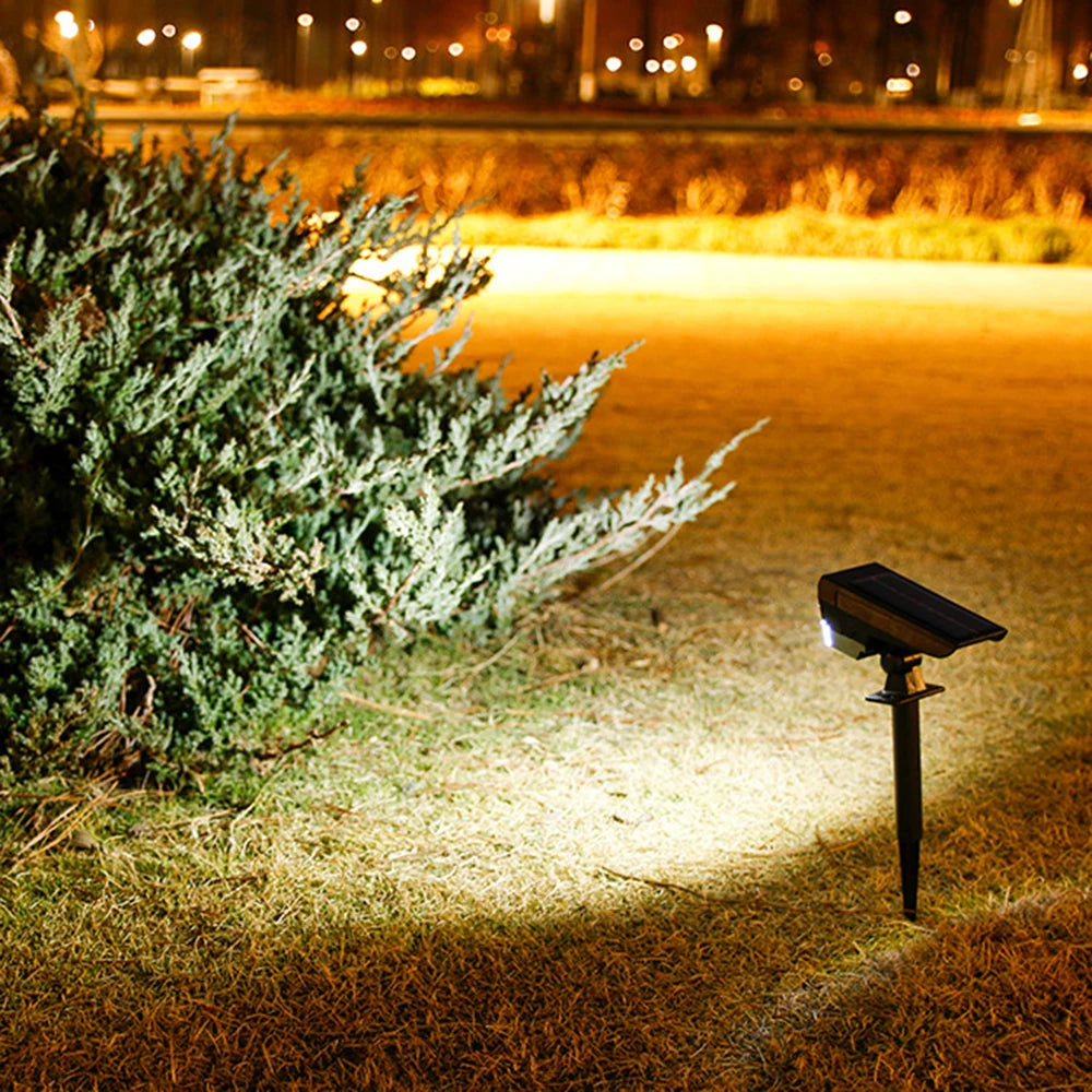 Solar Spotlights, Outdoor Waterproof Floor Mounted Lawn Lights, Outdoor Courtyard Lights, Garden Dual-Use Lighting Qme