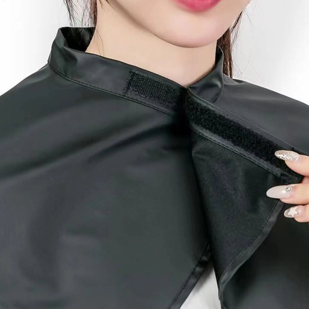 Hair Coloring Cape Professional Short Length Salon Capes Barber Supplies Adjustable Hair Dying Cape Barber Shop Shampoo Cloth Qme