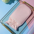 Body Cleaning Washcloth Bathroom Shower Ball Back Scrubber Qme Pink 0438