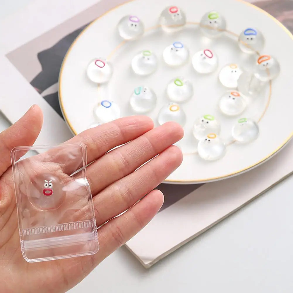 Mini Squishies Expression Squeeze Fidget Toys Emotion Poppers Sensory Qme