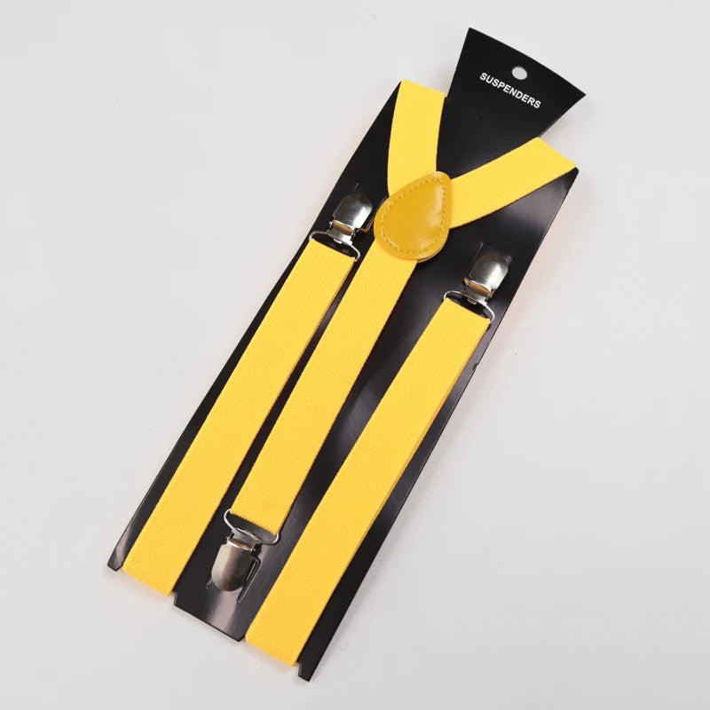 30 Colors Vintage Suspenders Men Women Y Back Adjustable Straps