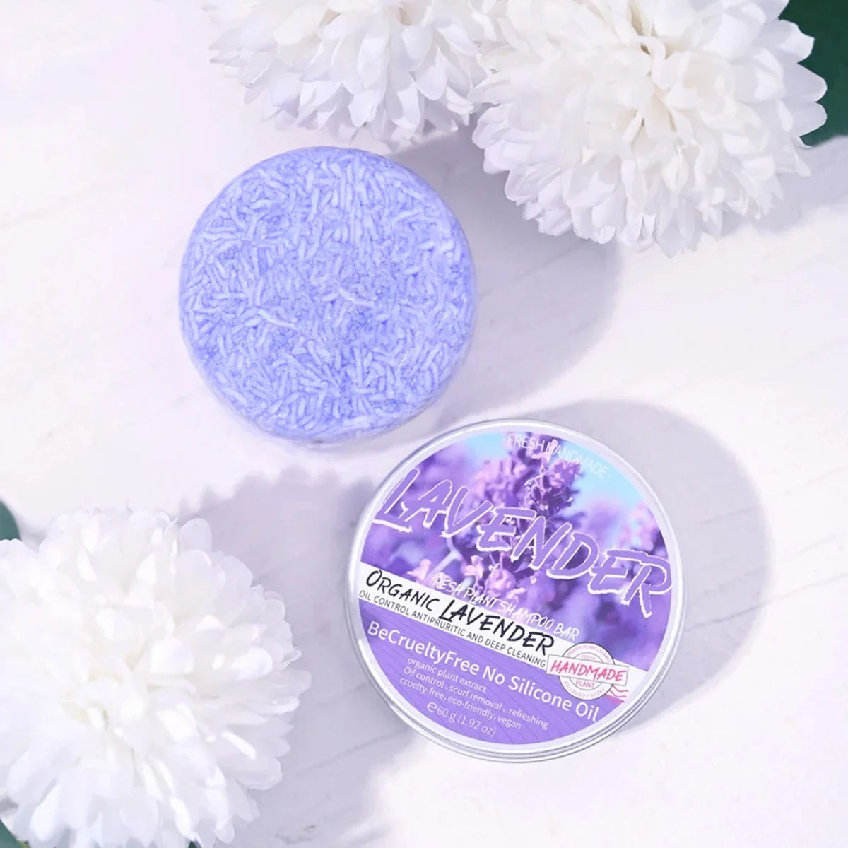Lavender Shampoo Refreshing Oil Controlling Smooth Hair Solving Qme