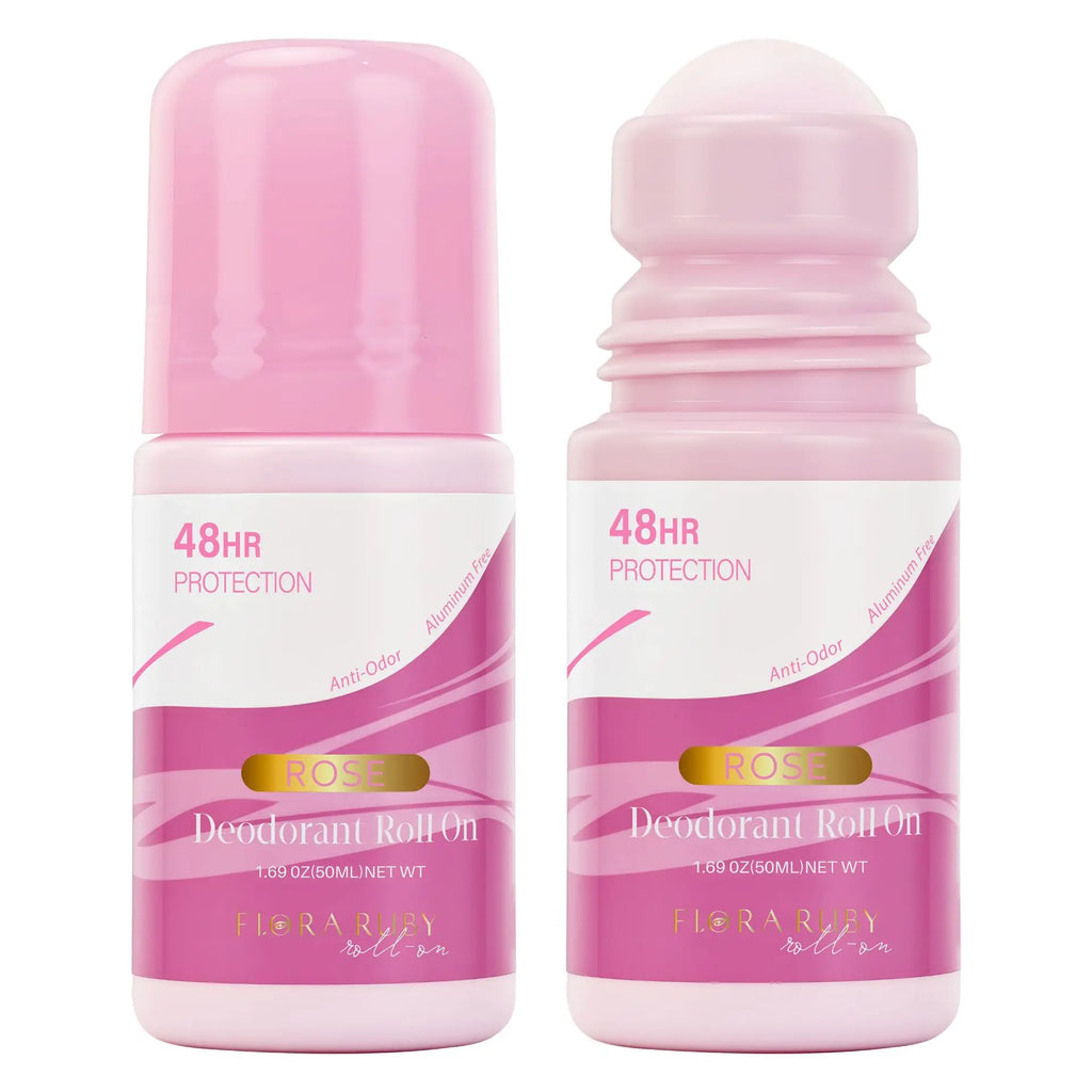 5 Scents Roll Deodorant 48H Antiperspirant Roller Underarm Odor Qme 02ROSE