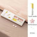 One Button Unlock Duvet Cover Fastener Clip Anti Slip Blanket Buckles Qme one size pink