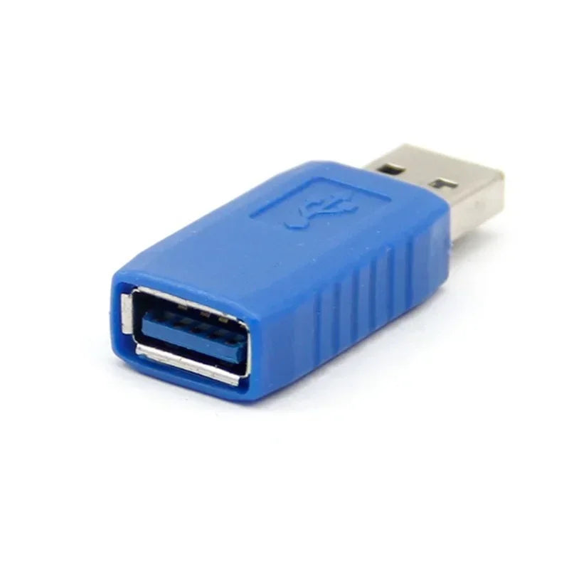 Standard USB 3.0 Connector Extender Type A Male To Female Adapter USB3.0 AM To AF Coupler Converter for Laptop PC Blue Qme