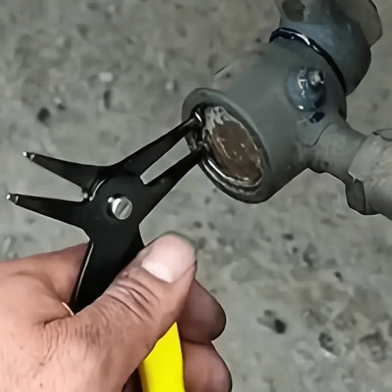 2 in 1 Circlip Pliers Internal and External Retaining Ring Pliers Inner Card Outer Retaining Ring Pliers Car Repair Tool Qme