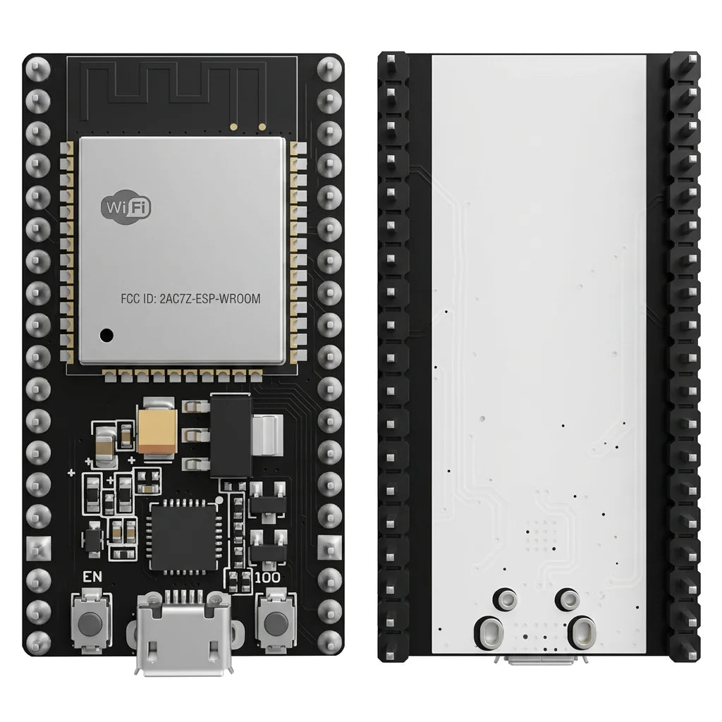 ESP32 Development Board 2.4G WIFI Bluetooth Module 30Pin 38Pin CP2102 Micro Type-C Ultra-Low Power Consumption Dual Core ESP-32 Qme 38Pin-Micro
