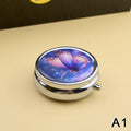 Metal Medicine Box Iris Pill Packaging Health Products Moisture Qme A1