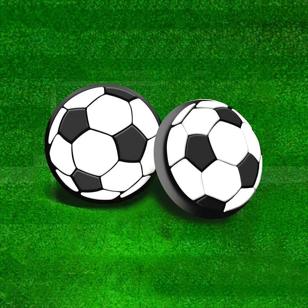 4-6-8pcs Soccer Ball Thumb Grips for PS5/PS4/Xbox, Anti-Slip Controller Analog Stick Covers Qme