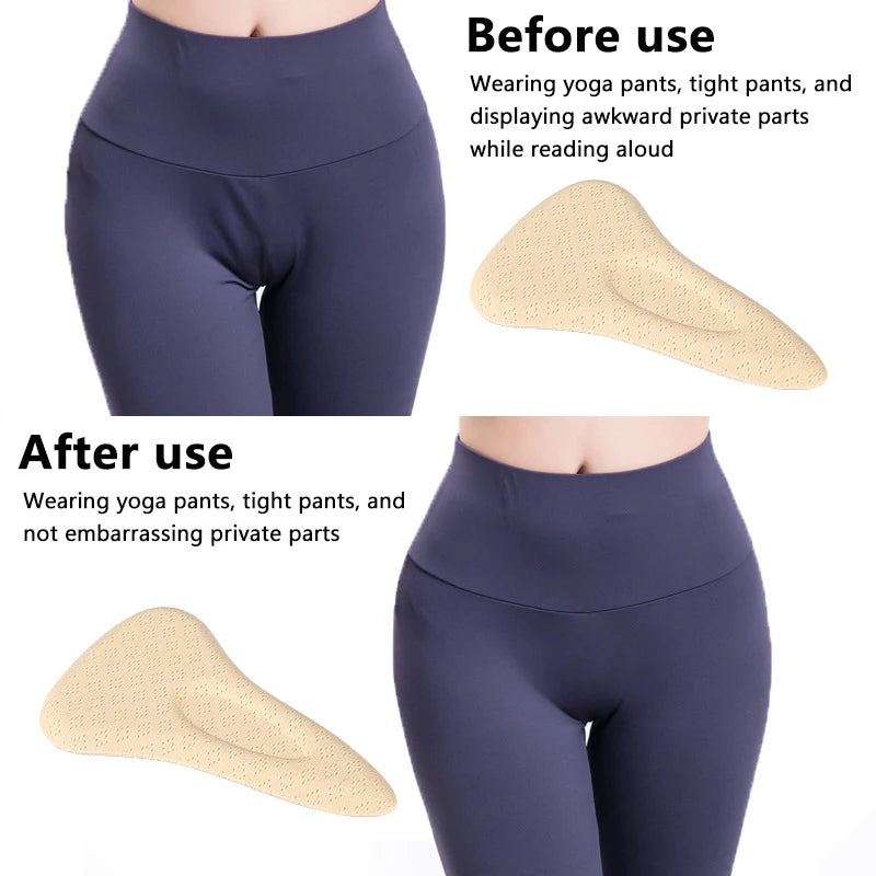 Invisible Camel Toe Concealer Pad Soft Reusable Sponge Women's Qme