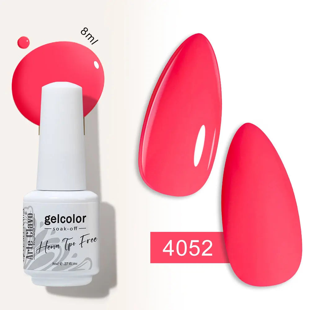 Arte Clavo Semi-permanent Gel Nail Varnish 180 Colors Semipermanent