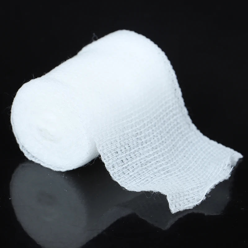 10 Rolls Lot 5cmx4 5m PBT Elastic Bandage First Aid Gauze Roll Qme One Size