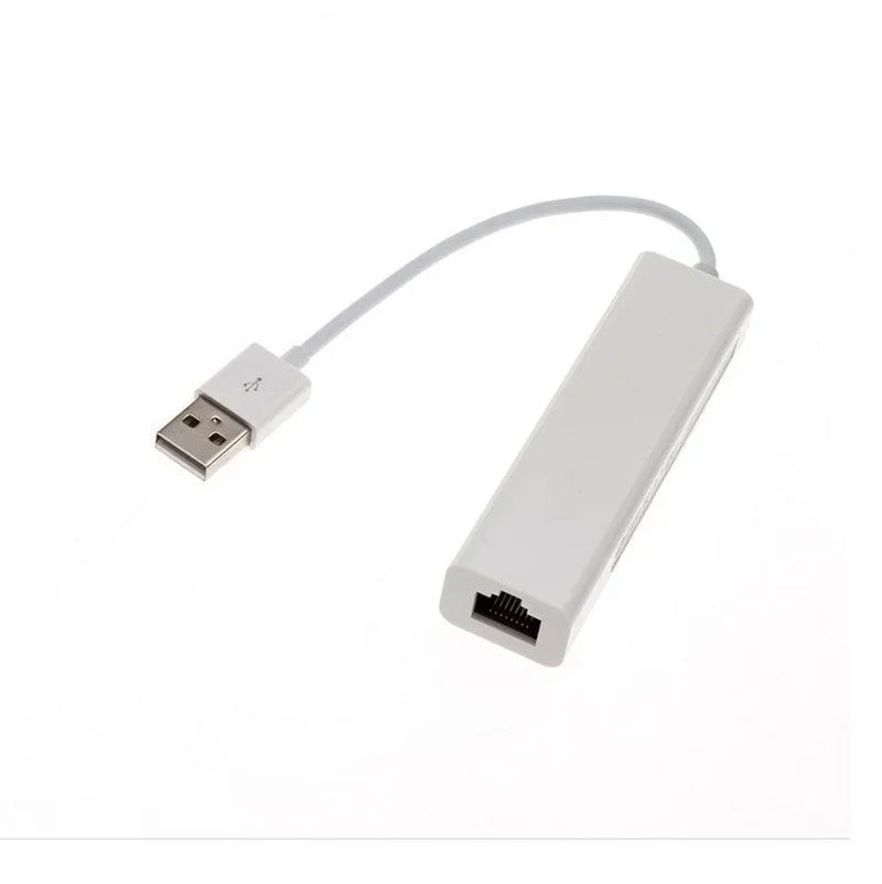 USB Ethernet USB To RJ45 Hub 10/100M Ethernet Adapter Network Card with 3 Ports USB Hub Lan Driver Free for Macbook Windows Qme
