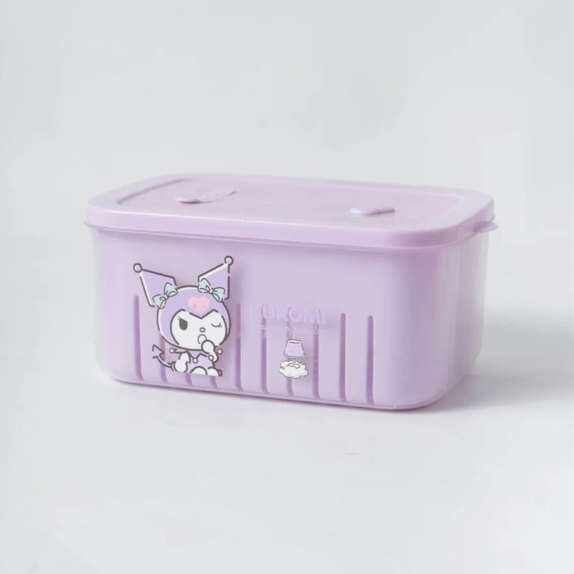 Hello Kitty Kuromi Kitchen Food Storage Containers Vegetable Washing Basin and Drain Basket Plastic Fruit Bowl for Home Use Qme 1