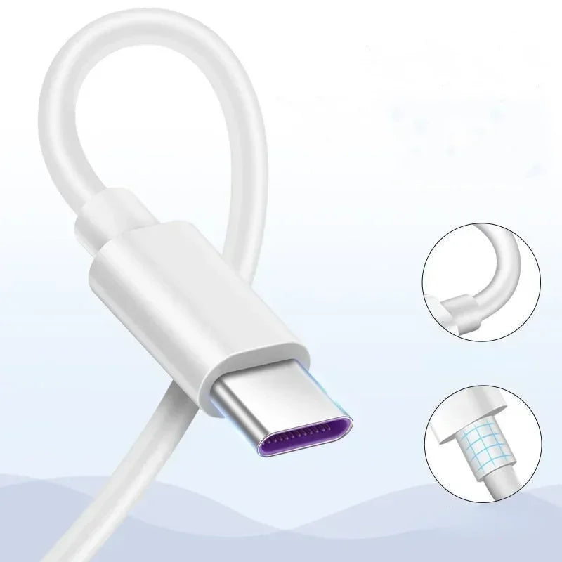 20pcs Universal 1M High-Speed Type-C Cable for Mobile Phones Qme China Mainland 20pcs